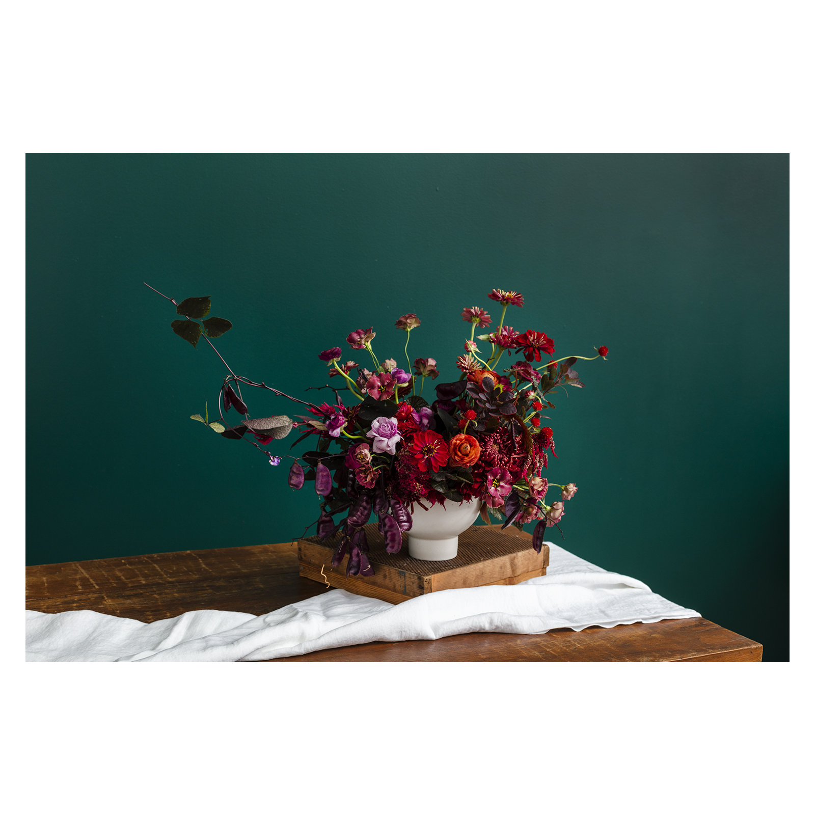 Abie Handmade Ceramic Table Vase, 6.25" H x 9.25" W x 9.25" D