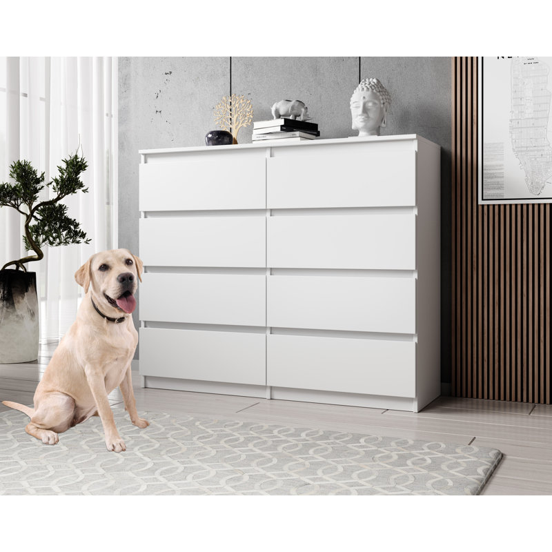 Posey chest of drawers, White