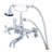 Stonington 3 Handle Deck Clawfoot Tub Faucet-19139527-19139521