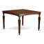 Ensemble de table de salle à manger 9 pièces à hauteur de comptoir comprenant une table de cuisine carrée avec rallonge papillon et 8 chaises de salle à manger, 54 x 54 pouces, acajou-126244303-126244301-126244304