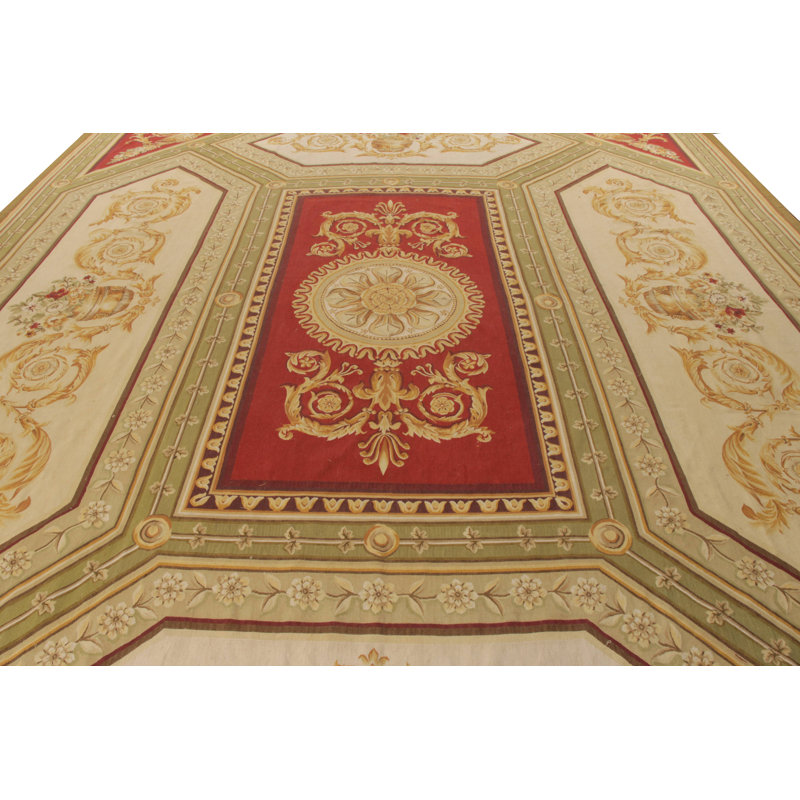 European Hand Knotted Wool Oriental Area Rug