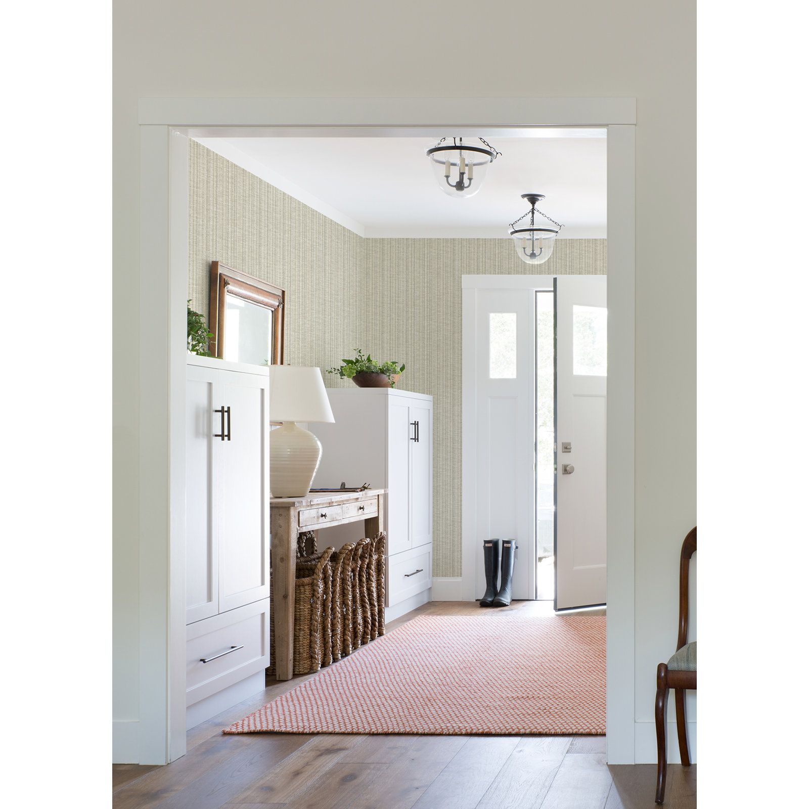 Cavill 33' L x 20.5" W Wallpaper Roll, Beige