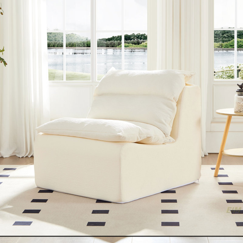 Fauteuil d'appoint sans accoudoirs Accent