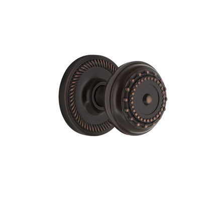 Rope Rosette with Meadows Door Knob