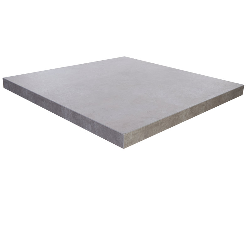 Épaisseur du plateau de table Midtown Square, Béton, 36"L x 36"D
