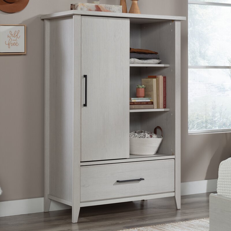 Gracie Oaks Arriaga Manufactured Wood Armoire & Reviews | Wayfair