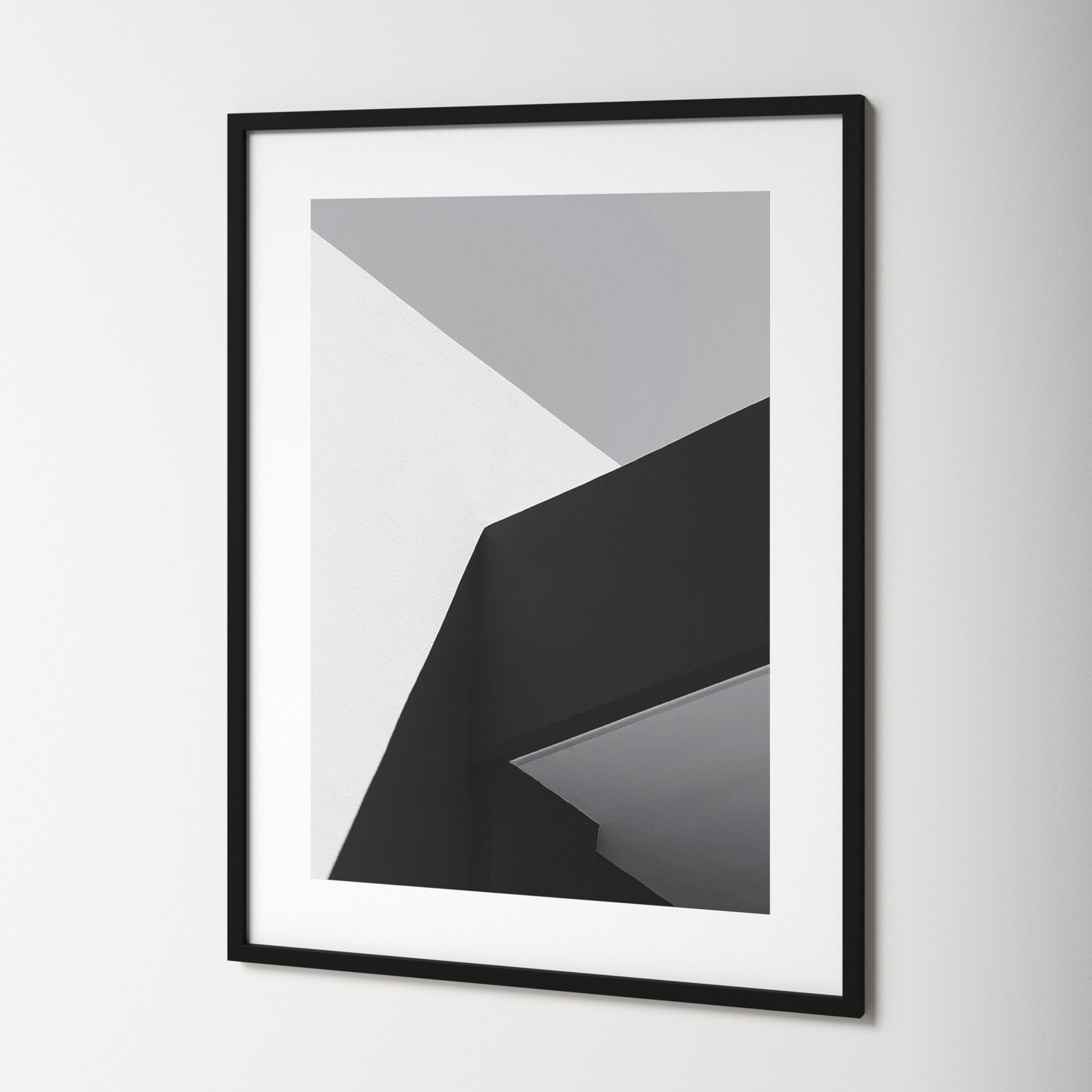 Architecture 1 Photo Print, 42.12" H x 32.12" W x 0.88" D, Black Framed Paper