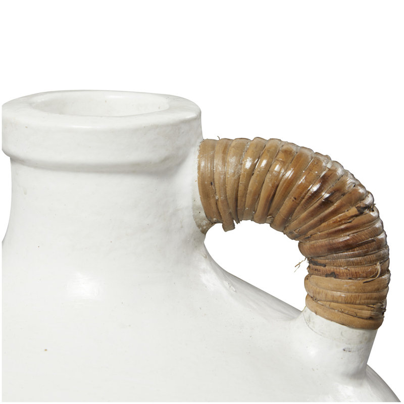 Vase de table Winslet, Blanc, H 13,3 po x l 12,2 po x P 12,25 po