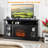 Akper TV Stand for TVs up to 65" with Fireplace Included-1518099649