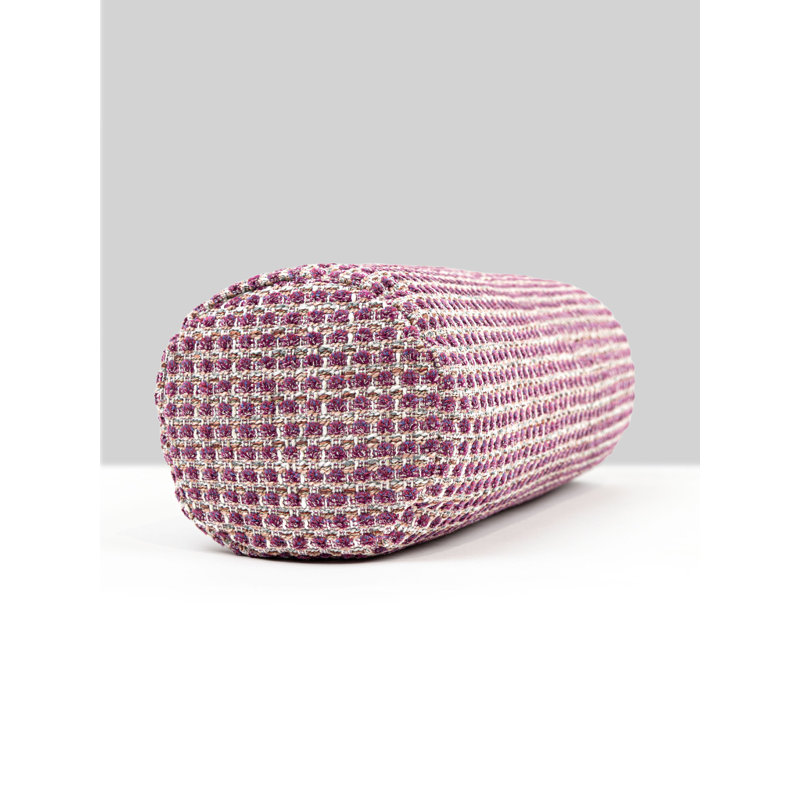 Linen Bolster Pillow Cover & Insert, Plum