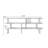 Light Brown Solid wood Rectangular Console Table-180578758