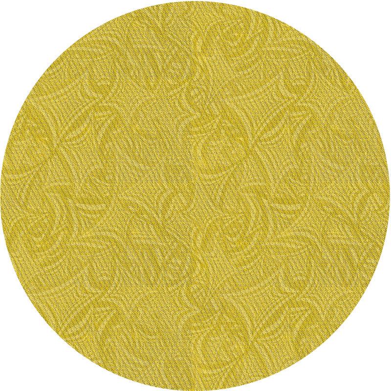 Abstract Indoor Rug, Round 5'