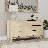 Milan 6-drawer Dresser With Wide 57" Design And Mid-century Modern Style-689570622