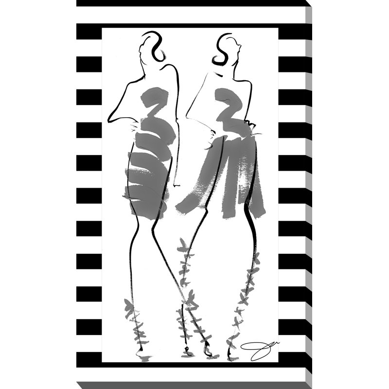 " Sisters ", Wrapped Canvas, 30" H x 18" W x 1" D