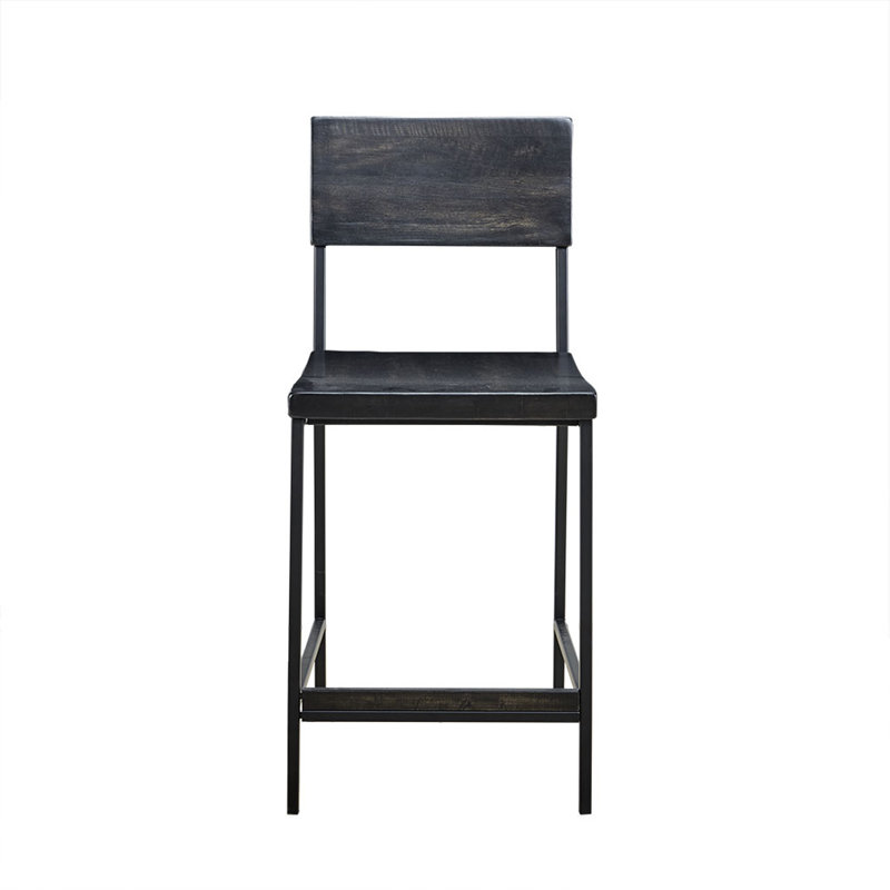24" Counter Stool, Black