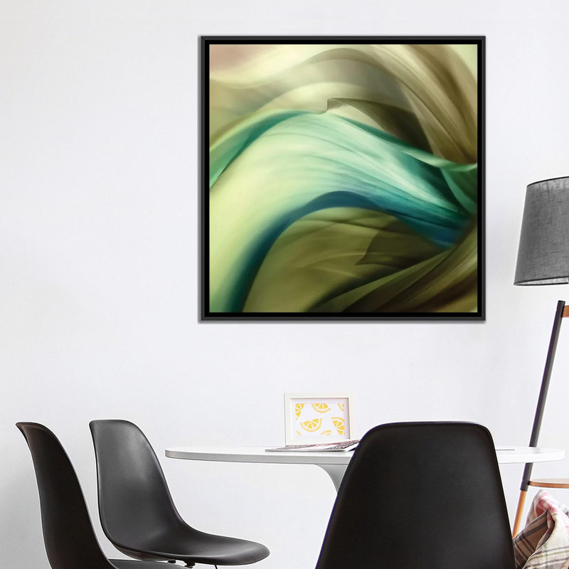 « splice », impression sur toile, H 18 po x l 18 po x P 1,5 po, Toile avec cadre noir, Pas de tapis