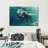 Swimming Elephant Canvas Print-194867751