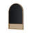 Hoxton Arch Rattan Wood Mirror-1308196197