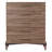 Five Drawer Chest, No Assembly Required, Walnut Finish