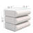 Modern Nightstand with 3 Drawers, Microfiber Leather Bedside Table for Bedroom, Ample Storage Cabinet with Easy-Clean Surface