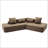 Modern 4-Seater Sectional Couch with four pillows-1415024652