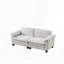 Grand canapé de luxe avec causeuse en chenille douce-337040339