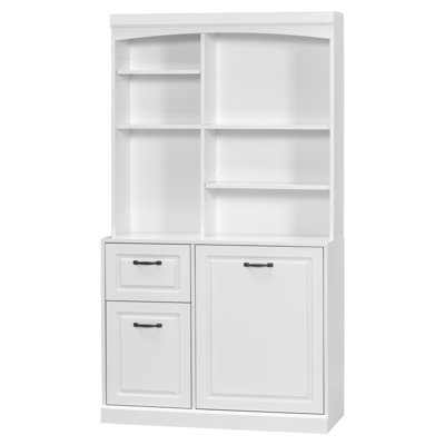 Armoire de salle de bain autoportante 71 po avec panier inclinable 71 po
