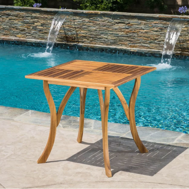 Table De Salle à Manger IKEA Boyel Living WF - Bois Massif, Rectangulaire, 130x76x107 Cm - Occasion