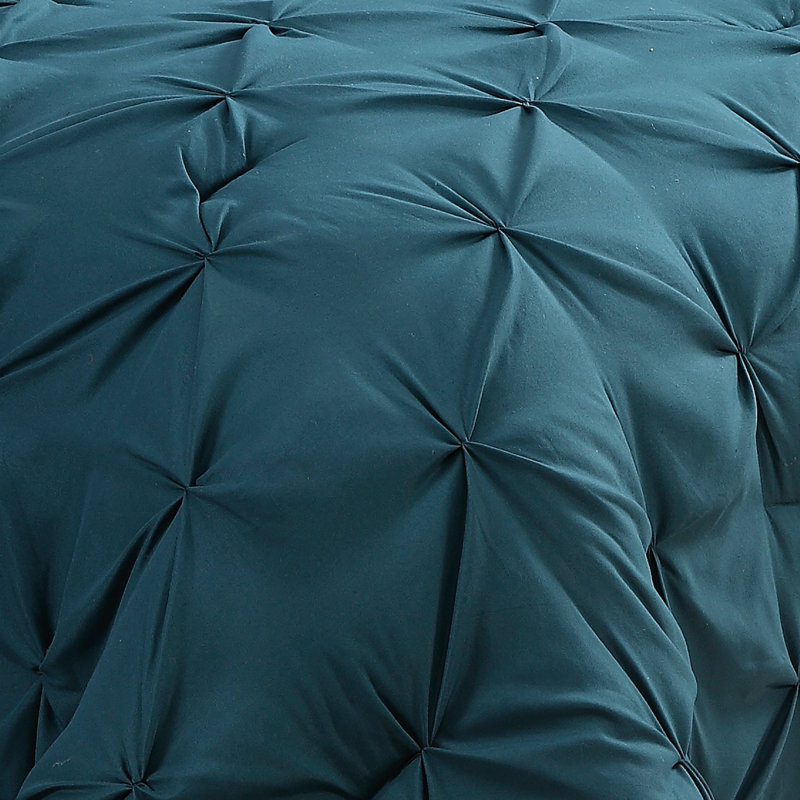Polyester Comforter, Teal, Twin Comforter + 5 Additional Pieces