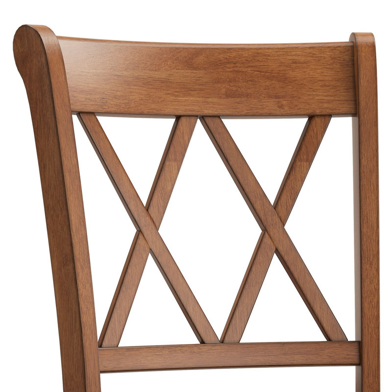 Tabouret de bar et de comptoir pivotant Fortville, Chêne, Tabouret de bar (siège d'une hauteur de 30,59 po)