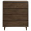 Commode 4 tiroirs Bachangada Brun chaud