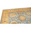 Hand Knotted Wool Area Rug in Blue And Gold