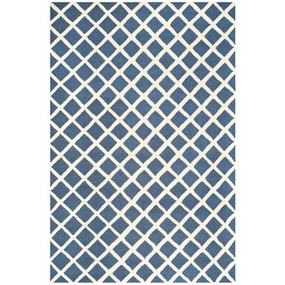 Sanyla Hand Tufted Wool Geometric Rug