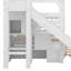 Lit superposé en bois avec toboggan, lit gigogne et escalier de rangement pour enfants, adolescents, adultes-2004879880