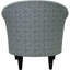Fauteuil demi-tonneau en polyester de 30,5 po Aguiniga