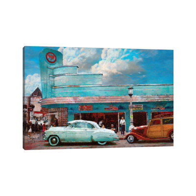 Vintage Seaside - Wrapped Canvas Painting