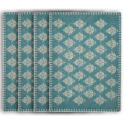 Threatt Cotton Geometric Rectangle Placemat