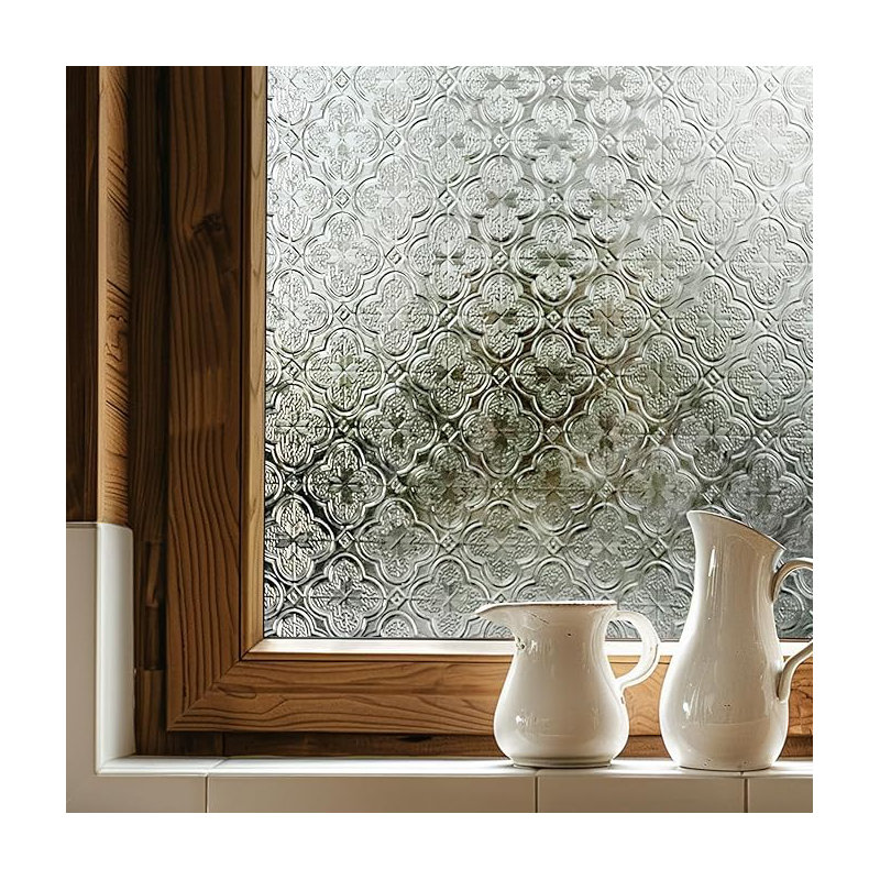 Film pour fenêtre Glassy Petals Design, H 34,5 po x l 78,7 po