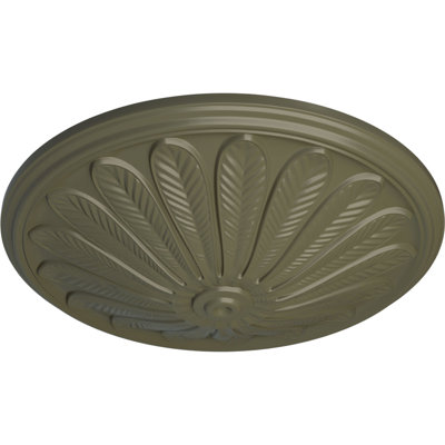 Endurathane Brontes Ceiling Medallion, 25 1/2"OD x 5 1/2"P (Fits Canopies up to 3 5/8"), Hand-Painted Painted Turtle Finish