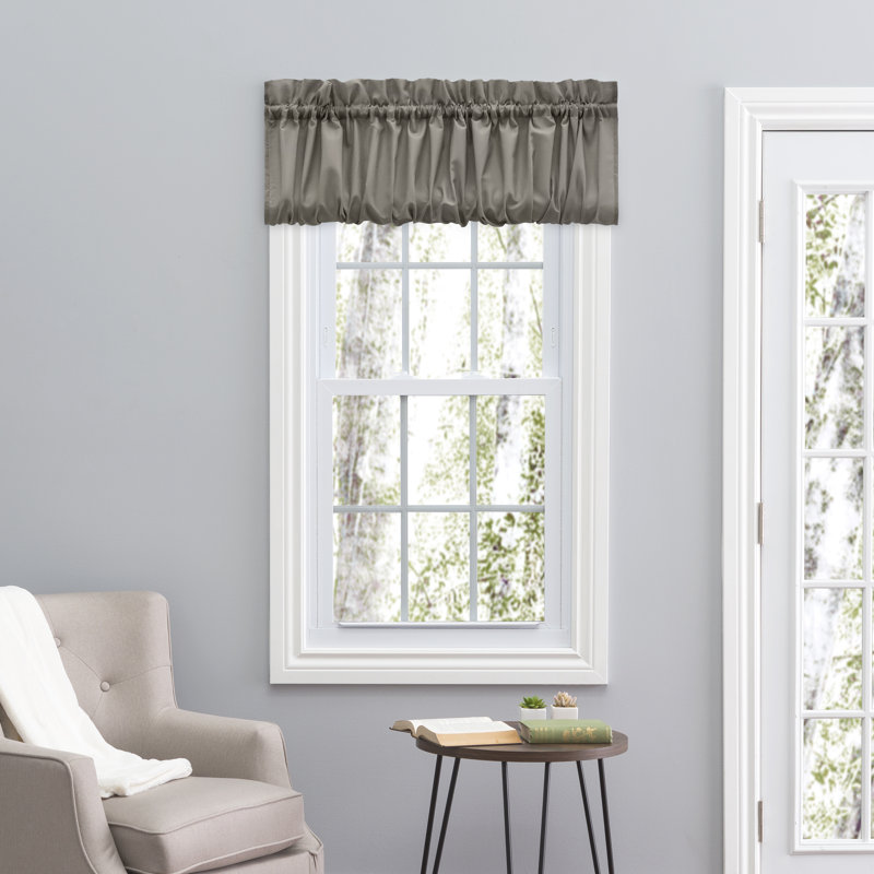 Ellis Balloon Window Valance, Gray
