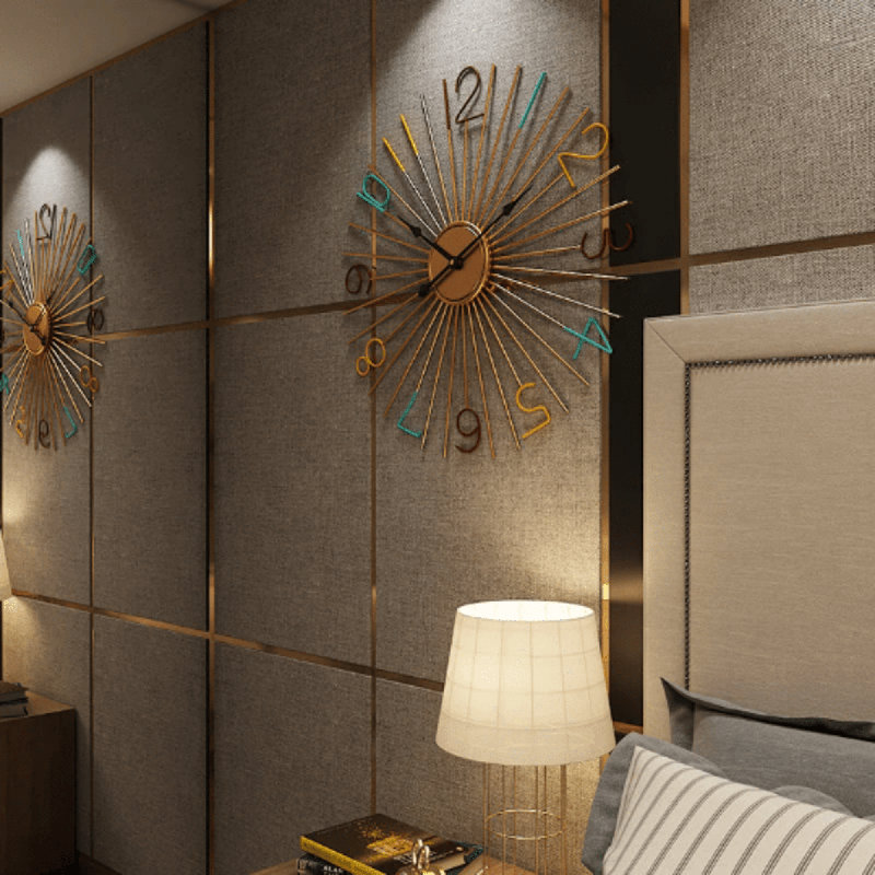 Mokena Metal Wall Clock