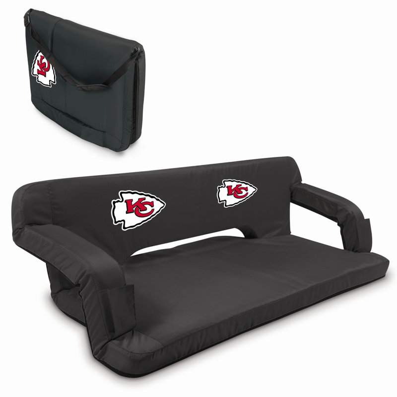 Canapé de voyage NFL Reflex, Kansas City Chiefs, Noir, noir, noir, noir