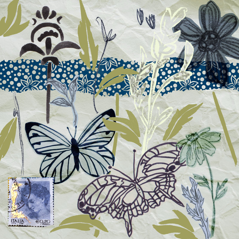 Fragile Wings V by Melissa Wang - Wrapped Canvas Print, 122cm H x 122cm W x 3.8cm D