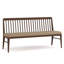 Walnut Grove Leather Dining Bench