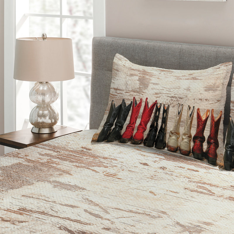 Modern & Contemporary Coverlet, King Bedspread + 2 Shams