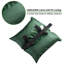 Sac de sable Oxford de Yescom avec revêtement en polyuréthane et œillets pour pavillon de jardin escamotable vert (paquet de 4)-64757538