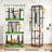 Coat Rack with Shelves, Freestanding Hall Tree with 3 Shelves and 8 Hooks