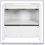 Meuble-lavabo blanc antique de 36 pouces avec lavabo en céramique et armoire de rangement spacieuse, alliant élégance et fonctionnalité-571315427