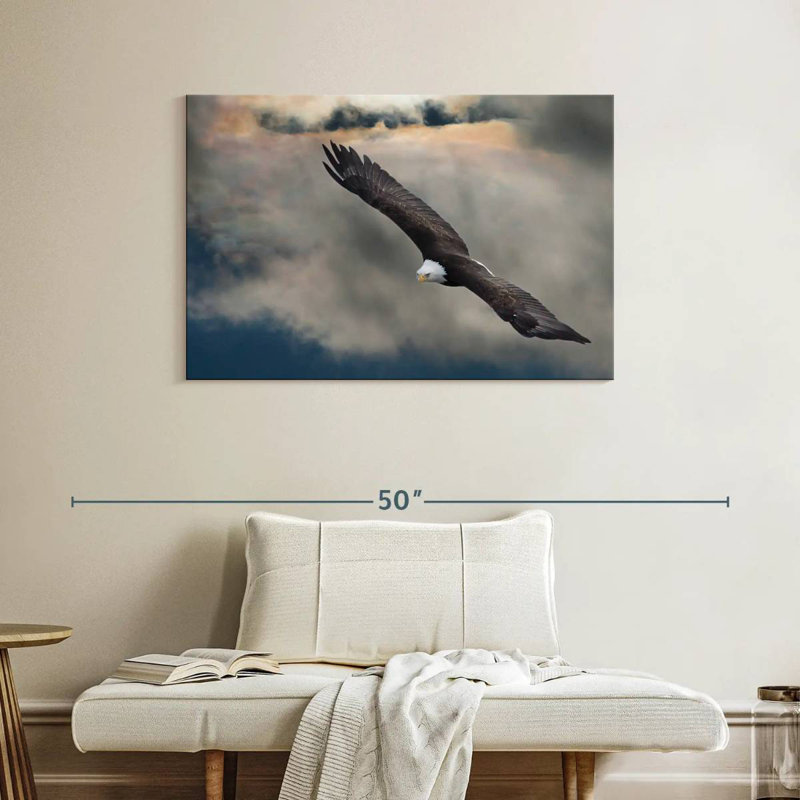 Brampt Soaring Eagle, 26" H x 39" W