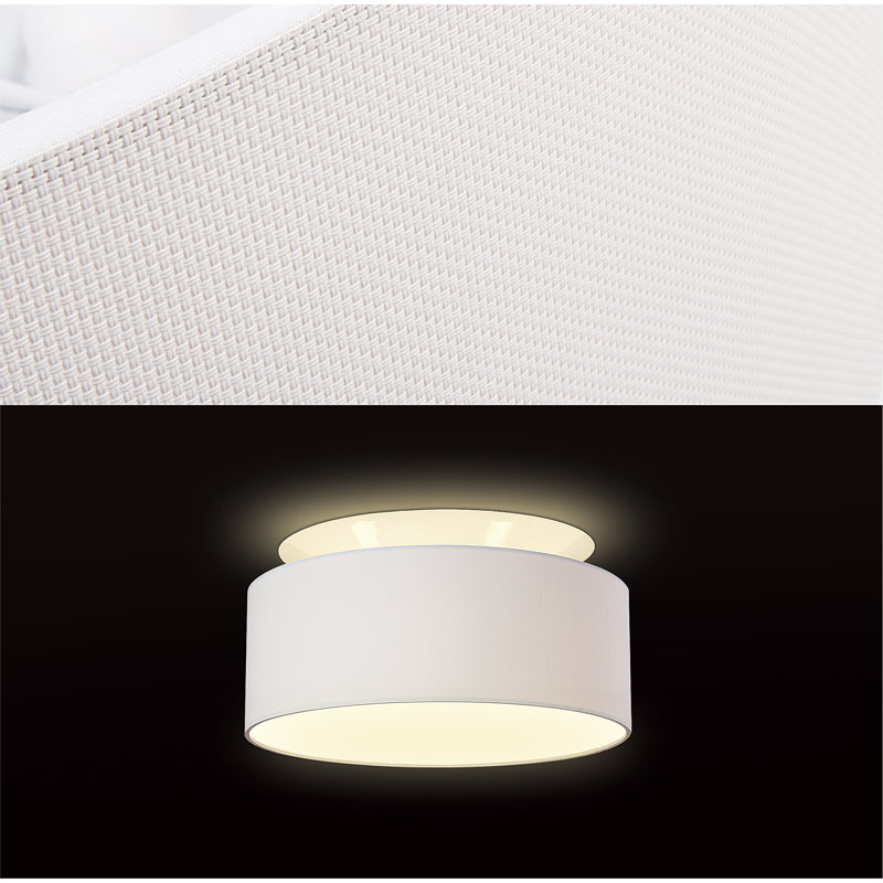 Plafonnier semi-encastré 1 lumière 20 po dorismond